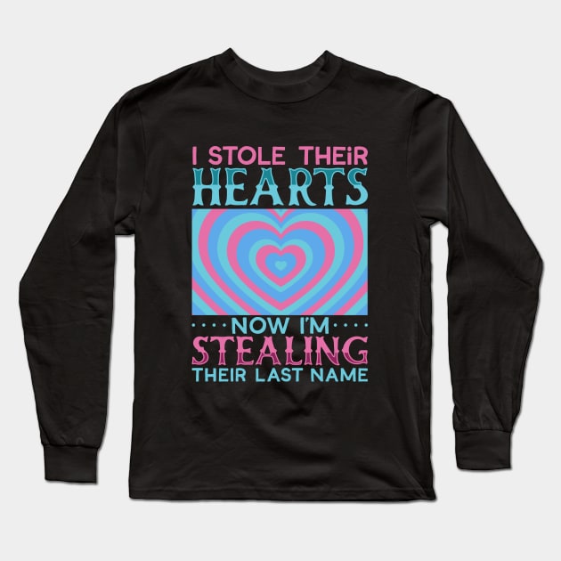 I stole their heart - adoption child Long Sleeve T-Shirt by Modern Medieval Design